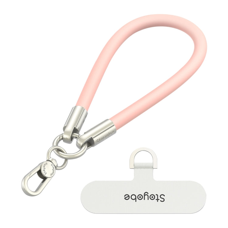 DUX DUICS Stoyobe PL-II Universal Silicone Phone Wrist Strap Anti-lost Lanyard(Pink) - Lanyards & Wrist Straps by DUX DUCIS | Online Shopping South Africa | PMc TechLife | Buy Now Pay Later Mobicred