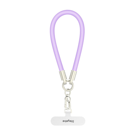 DUX DUICS Stoyobe PL-II Universal Silicone Phone Wrist Strap Anti-lost Lanyard(Purple)