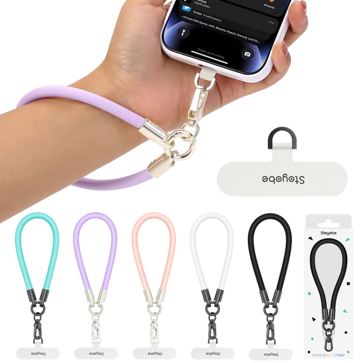 DUX DUICS Stoyobe PL-II Universal Silicone Phone Wrist Strap Anti-lost Lanyard(Black)