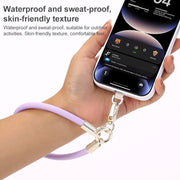 DUX DUICS Stoyobe PL-II Universal Silicone Phone Wrist Strap Anti-lost Lanyard(Purple)