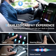 USB Interface Wired to Wireless Car CarPlay Adapter(Black)