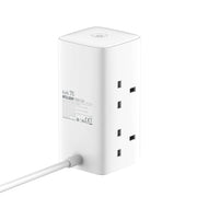 LDNIO SC4396 70W Desktop Multi-function GaN Desktop Charger 2AC, 1U, 2C with 1 Socket, Plug:UK Plug(White)