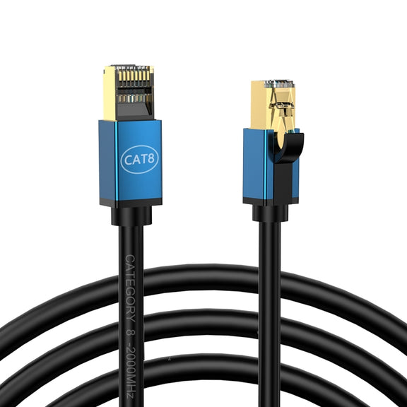 8m Home Fiber Bandwidth 10 Gigabit CAT8 Network Cable(Blue)