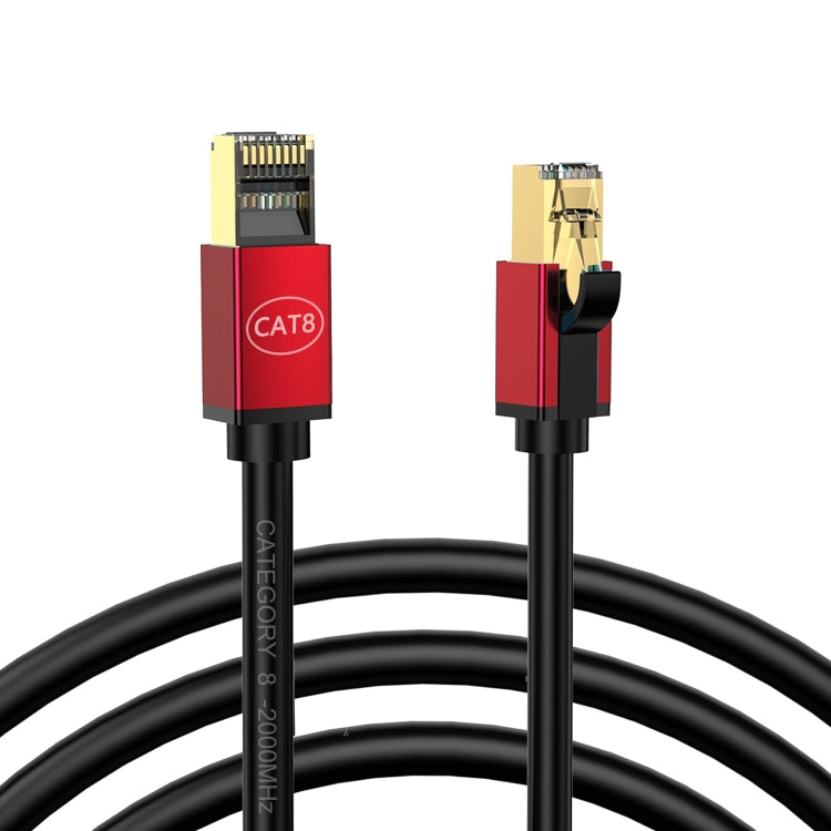 15m Home Fiber Bandwidth 10 Gigabit CAT8 Network Cable(Red) - Lan Cable and Tools by PMC TechLife | Online Shopping South Africa | PMC TechLife | Buy Now Pay Later Mobicred