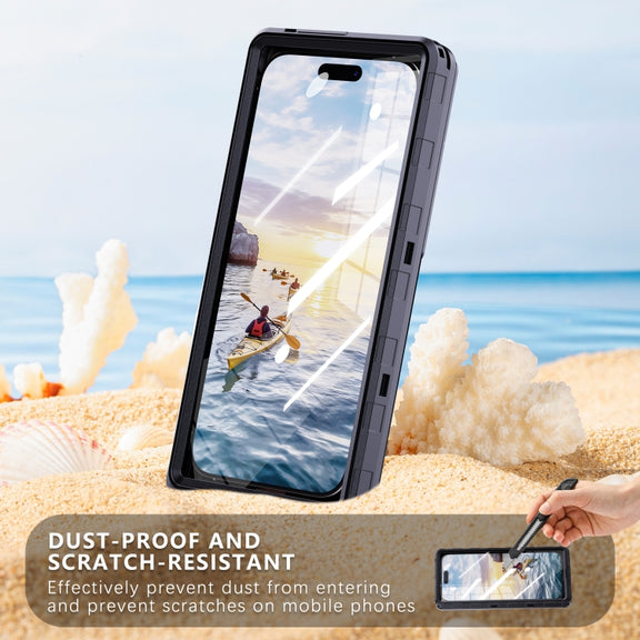 RedPepper Air Box Max 6.9 IP68 Water-resistant Phone Case for 6.9 inch Phone(Black)