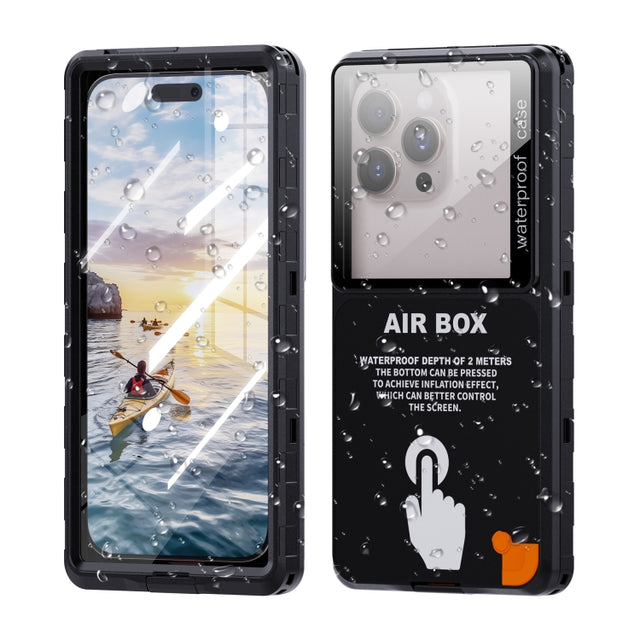RedPepper Air Box Max 6.9 IP68 Water-resistant Phone Case for 6.9 inch Phone(Black)
