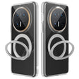 For Huawei Mate 70 Pro / 70 Pro+ Frosted 360 Degree Rotating Holder Phone Case(Transparent) - Huawei Cases by PMC TechLife | Online Shopping South Africa | PMC TechLife | Buy Now Pay Later Mobicred