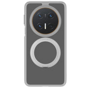 For Huawei Mate 70 Pro / 70 Pro+ Frosted 360 Degree Rotating Holder Phone Case(Grey)