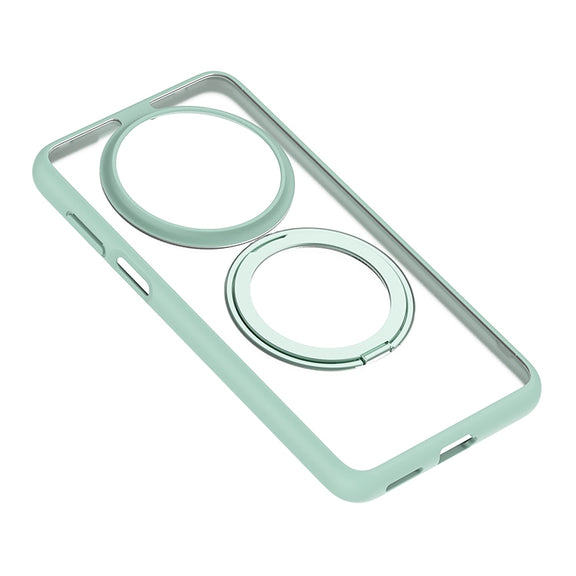 For Huawei Mate 70 Pro / 70 Pro+ Frosted 360 Degree Rotating Holder Phone Case(Green)