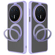 For Huawei Mate 70 Pro / 70 Pro+ Frosted 360 Degree Rotating Holder Phone Case(Purple) - Huawei Cases by PMC TechLife | Online Shopping South Africa | PMC TechLife | Buy Now Pay Later Mobicred