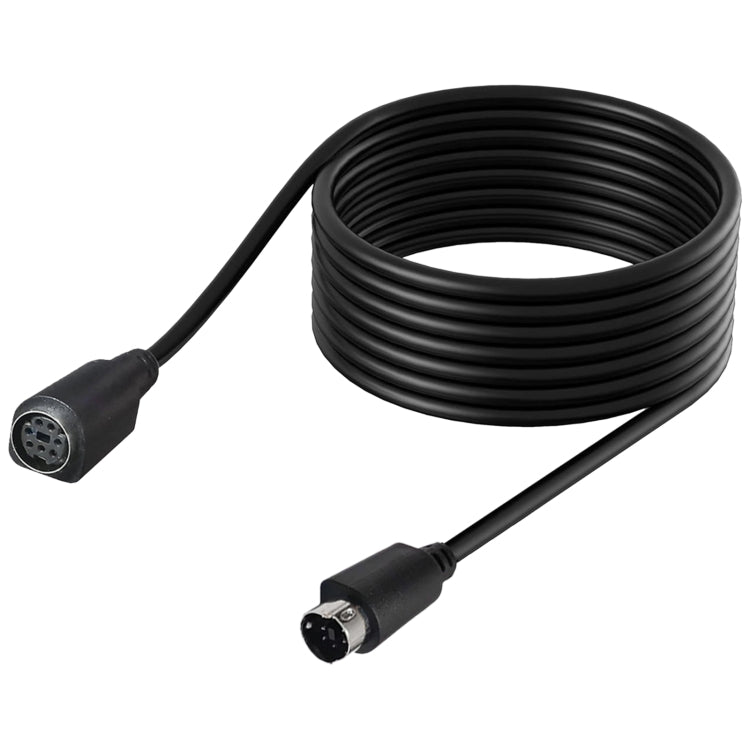 Mini DIN 7 Pin Core Audio / Video Cable, Length:3m(Male to Female Straight) - Cables by PMC Jewellery | Online Shopping South Africa | PMC Jewellery | Buy Now Pay Later Mobicred