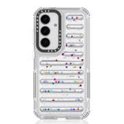 For Samsung Galaxy S25 5G Capsule Glitter TPU Hybrid PC Airbag Phone Case(Sequin)