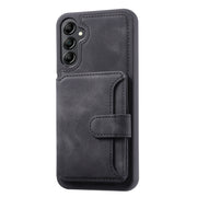 For Samsung Galaxy S25 5G Skin Feel Dream RFID Anti-theft PU Card Bag Phone Case(Black)