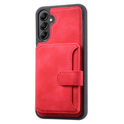 For Samsung Galaxy S25+ 5G Skin Feel Dream RFID Anti-theft PU Card Bag Phone Case(Red)