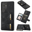 For Samsung Galaxy S25 Ultra 5G Skin Feel Dream RFID Anti-theft PU Card Bag Phone Case(Black) - Galaxy S25 Ultra 5G Cases by PMC TechLife | Online Shopping South Africa | PMC TechLife | Buy Now Pay Later Mobicred