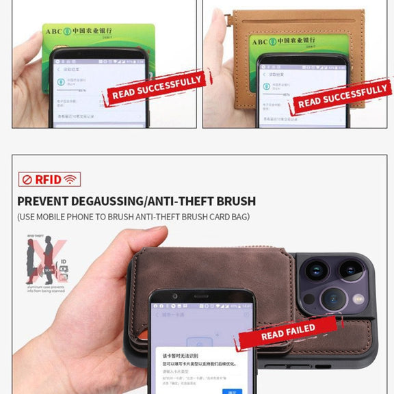 For Samsung Galaxy S25 Ultra 5G Skin Feel Dream RFID Anti-theft PU Card Bag Phone Case(Coffee)
