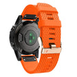 For Garmin 20mm Spotted Rose Gold Buckle Silicone Quick Release Watch Band(Orange) - free shipping - PMC TechLife - Order now!