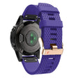 For Garmin 20mm Spotted Rose Gold Buckle Silicone Quick Release Watch Band(Purple) - free shipping - PMC TechLife - Order now!