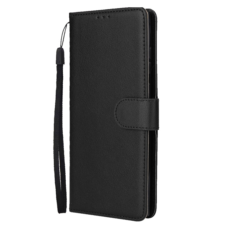 For Samsung Galaxy S25 Ultra 5G 3-Card Slots Multifunctional Leather Phone Case(Black)