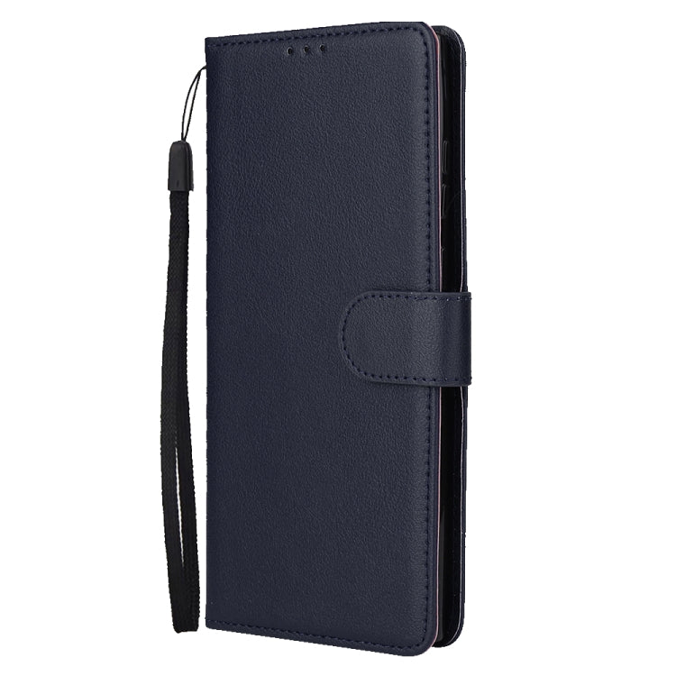 For Samsung Galaxy S25 Ultra 5G 3-Card Slots Multifunctional Leather Phone Case(Blue) - Galaxy S25 Ultra 5G Cases by PMC Jewellery | Online Shopping South Africa | PMC Jewellery | Buy Now Pay Later Mobicred