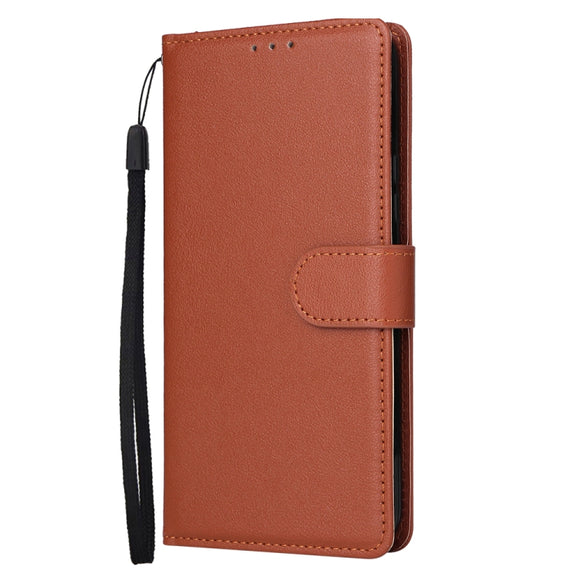 For Samsung Galaxy S25 5G 3-Card Slots Multifunctional Leather Phone Case(Brown)
