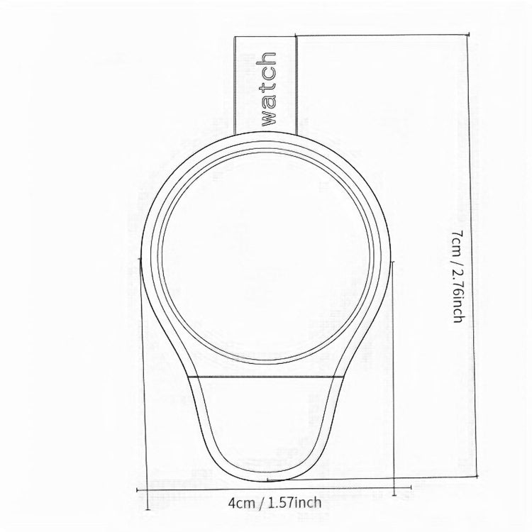 For Apple Watch Series A01 Portable Wireless Charger(Black) - Charger / Holder by PMC TechLife | Online Shopping South Africa | PMC TechLife | Buy Now Pay Later Mobicred