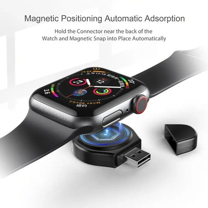 For Apple Watch Series A01 Portable Wireless Charger(White) - Charger / Holder by PMC Jewellery | Online Shopping South Africa | PMC Jewellery | Buy Now Pay Later Mobicred