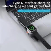 For Apple Watch Series A01 Portable Wireless Charger(White)