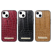 For iPhone 16 Pro VIETAO Alligator Texture PU Phone Case(Red)