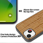 For iPhone 16 Pro Max VIETAO Alligator Texture PU Phone Case(Black)