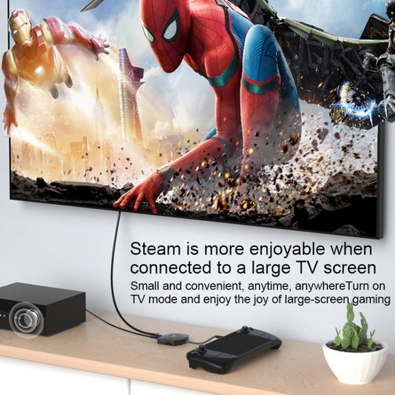 YCE-Z70A Type-C to PD 3.0, USB 3.0x2 + SD/TF, 3.5mm and HD1.4 Docking Station Video Capture Card(Black)