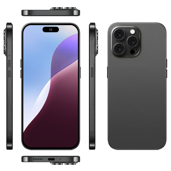 U218 / i16 Pro Max, 1GB+16GB, 6.6 inch Android 8.1 MTK6580A Quad Core, OTG, Network: 3G, Dual SIM, Plug:EU Plug(Black)