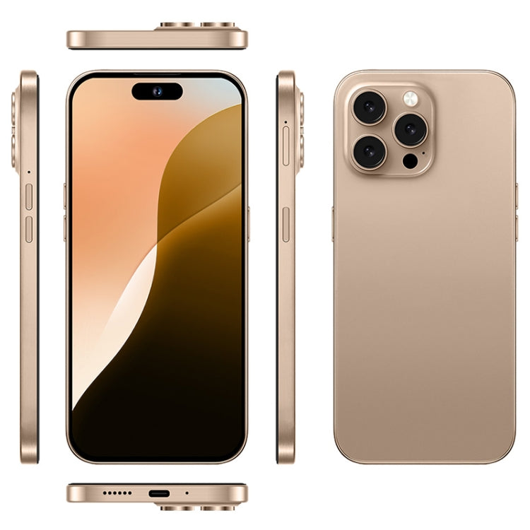 U218 / i16 Pro Max, 1GB+16GB, 6.6 inch Android 8.1 MTK6580A Quad Core, OTG, Network: 3G, Dual SIM, Plug:EU Plug(Desert Gold) - free shipping - PMc TechLife - Order now!