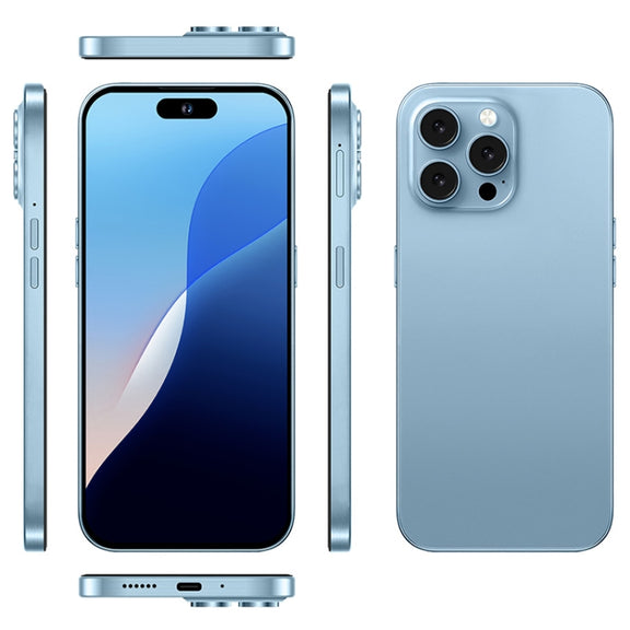 U218 / i16 Pro Max, 1GB+16GB, 6.6 inch Android 8.1 MTK6580A Quad Core, OTG, Network: 3G, Dual SIM, Plug:AU Plug(Blue)
