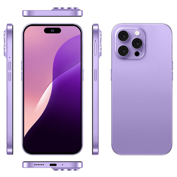 U218 / i16 Pro Max, 1GB+16GB, 6.6 inch Android 8.1 MTK6580A Quad Core, OTG, Network: 3G, Dual SIM, Plug:AU Plug(Purple)