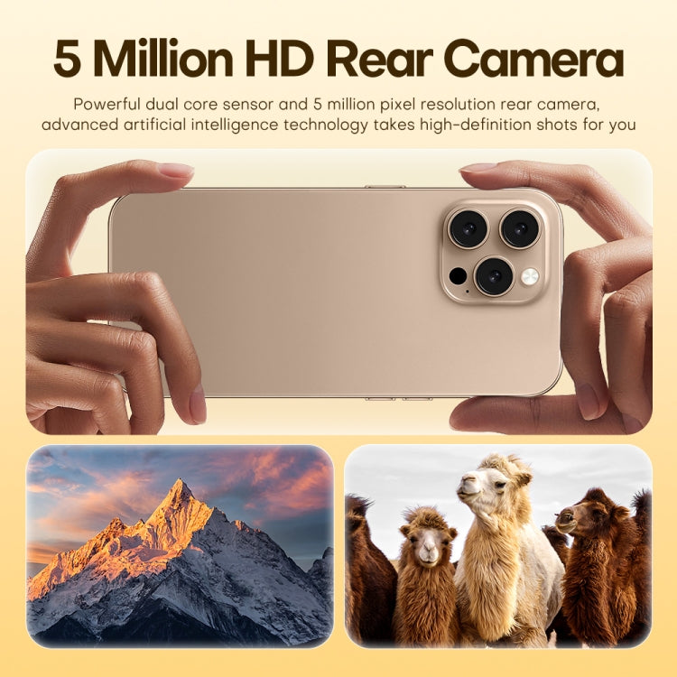 U218 / i16 Pro Max, 1GB+16GB, 6.6 inch Android 8.1 MTK6580A Quad Core, OTG, Network: 3G, Dual SIM, Plug:AU Plug(White) - free shipping - PMc TechLife - Order now!