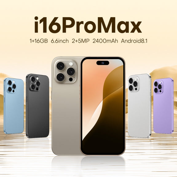 U218 / i16 Pro Max, 1GB+16GB, 6.6 inch Android 8.1 MTK6580A Quad Core, OTG, Network: 3G, Dual SIM, Plug:AU Plug(Purple)