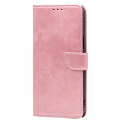 For Samsung Galaxy S25 Ultra 5G Calf Texture Buckle Flip Leather Phone Case(Rose Gold)
