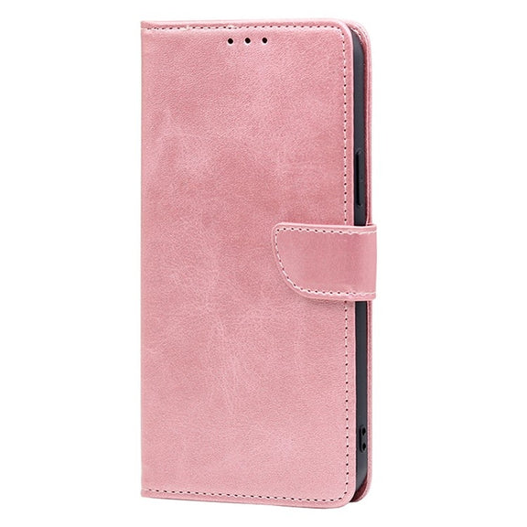 For Samsung Galaxy S25 Ultra 5G Calf Texture Buckle Flip Leather Phone Case(Rose Gold)
