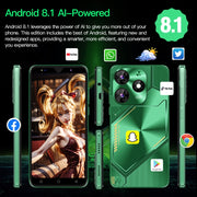 Povo6 Neo / DP29, 1GB+16GB, Face Identification, 5.0 inch Android 8.1 MTK6580M Quad Core, Network: 3G, Dual SIM, Plug:EU Plug(Green)