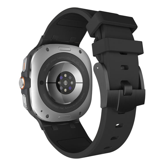 For Samsung Galaxy Watch Ultra 47mm AP Series Liquid Silicone Watch Band(Black)