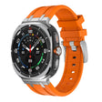 For Samsung Galaxy Watch Ultra 47mm AP Series Liquid Silicone Watch Band(Silver Orange) - free shipping - PMc TechLife - Order now!