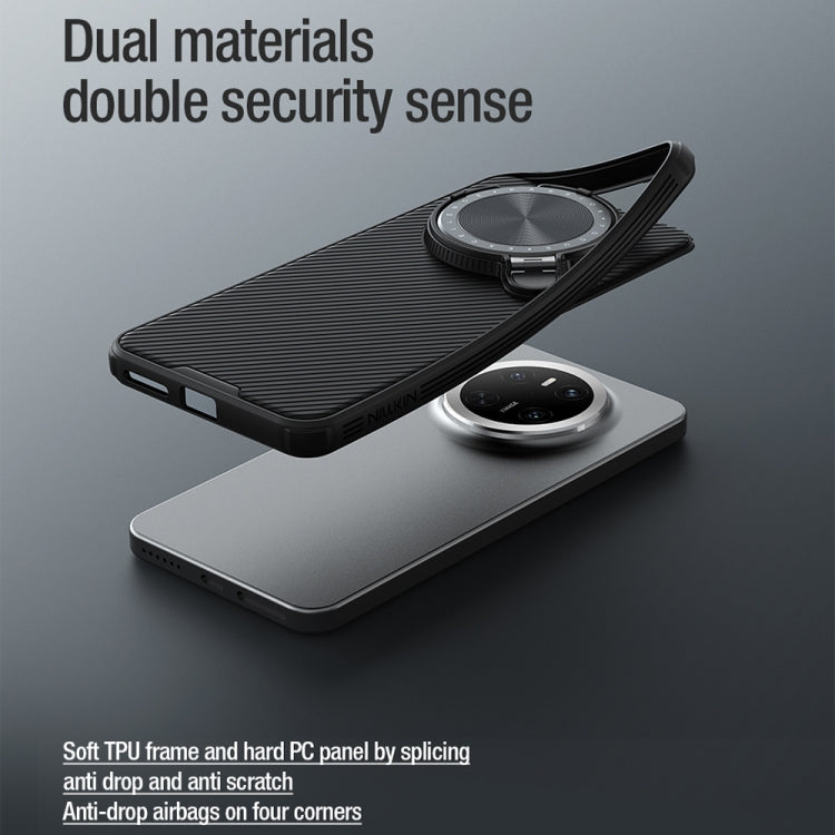 For Huawei Mate 70 NILLKIN CamShield Prop MagSafe Magnetic PC Phone Case(Black)