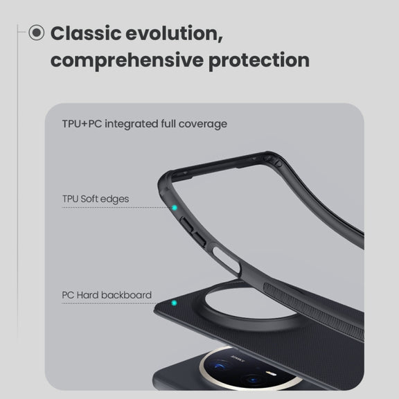 For Huawei Mate 70 Pro / 70 Pro+ NILLKIN Frosted Shield Pro Magnetic Magsafe Phone Case(Black)