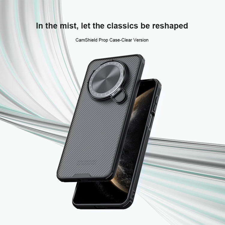 For Huawei Mate 70 NILLKIN CamShield Prop Translucent PC Phone Case(Black)