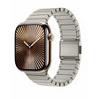 For Apple Watch 42mm / 41mm / 40mm / 38mm Bamboo Norman Buckle Stainless Steel Watch Band(Titanium Color) - free shipping - PMC TechLife - Order now!