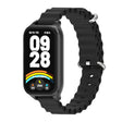 For Xiaomi Smart Band 9 Active / Redmi Band 3 Mijobs Metal Shell Marine Silicone Watch Band(Black) - free shipping - PMc TechLife - Order now!