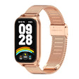 For Xiaomi Smart Band 9 Active / Redmi Band 3 Mijobs Metal Shell Milan Buckle Watch Band(Rose Gold) - free shipping - PMc TechLife - Order now!