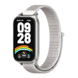 For Xiaomi Smart Band 9 Active / Redmi Band 3 Mijobs Metal Shell Nylon Loop Watch Band(Sea Shell Silver) - free shipping - PMc TechLife - Order now!