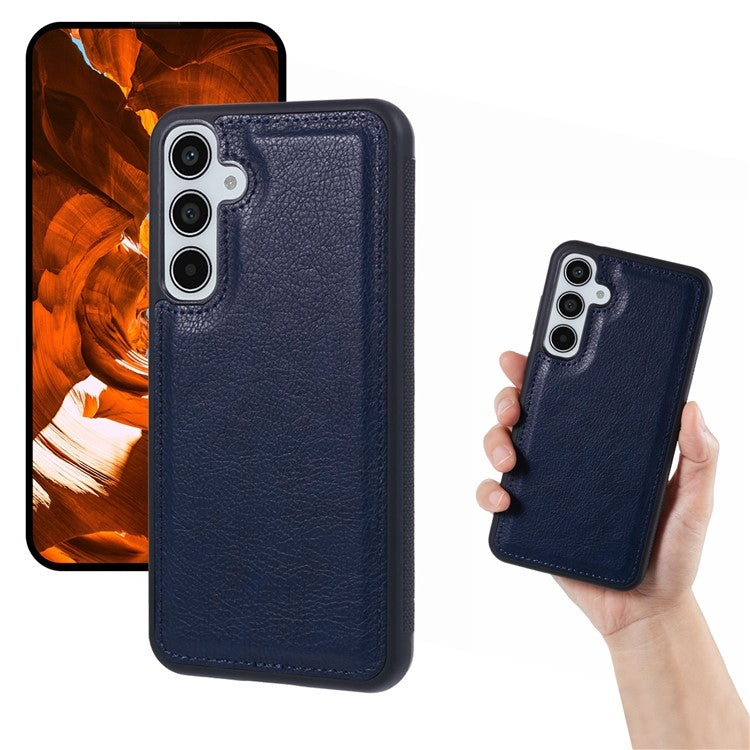 For Samsung Galaxy S25+ 5G Multifunctional 7-Card Wallet Leather Phone Case(Royal Blue)